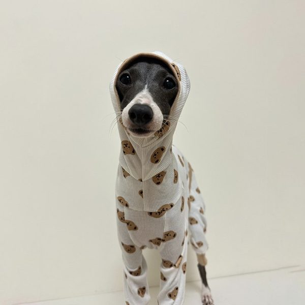 0471209e-aa1c-4445-b265-3279d754ee31.jpg Adorable Cotton Soft Italian Greyhound Onesie Pajamas