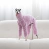 Double Fleece Italian Greyhound Onesies, Soft Layering