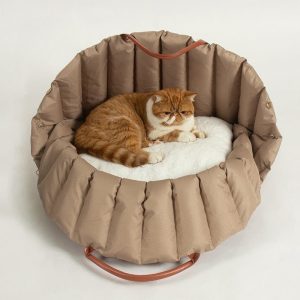 Durable Oxford Cloth Small Cat Carrier, Convenient Travel