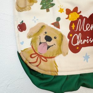 955cae53-b81f-4b80-959a-6f66cae84d16.jpg Festive Big Dog Christmas Collar Bib, Holiday Cheer