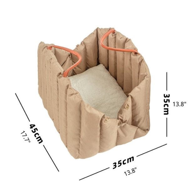 0ee6e0f1-b944-4613-8a84-fdf47b3add5a.jpg Durable Oxford Cloth Small Cat Carrier, Convenient Travel