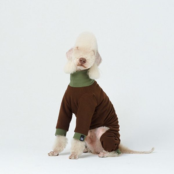 Cozy Warm Bedlington Dog Onesies, Snug Fit