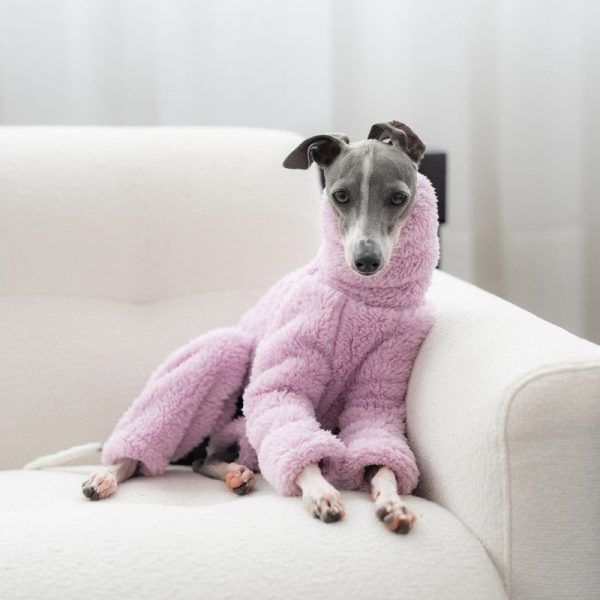 Double Fleece Italian Greyhound Onesies, Soft Layering