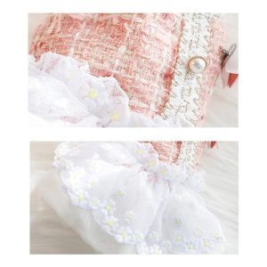 73442e88-1d75-4964-a83c-4a3d162f0083.jpg Fashionable Tweed Lace Teddy Poodle Dress, Chic Style