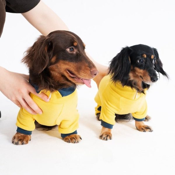 47820545-cb9a-47c4-b7a0-2010e2140dd7.jpg Elastic Warm Dachshund Onesies, Comfortable Stretch