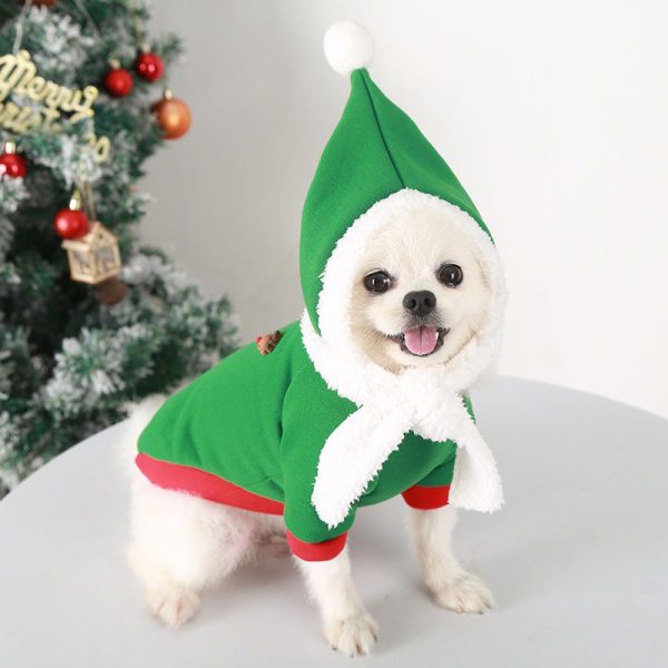 53ceeb2a-eeb9-4f23-9841-37b5fc488875.jpg Festive Christmas Dog Hoodie Outfit, Playful Holiday Look
