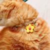 Elegant Pearl Flower Dog Cat Necklace, Delicate Design