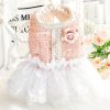 Fashionable Tweed Lace Teddy Poodle Dress, Chic Style