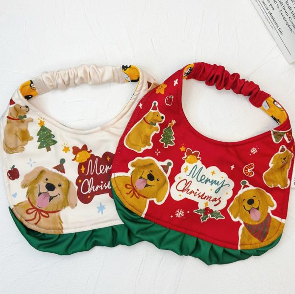 776b42c6-b251-4bc5-8c28-cafbb1e6a3f2.jpg Festive Big Dog Christmas Collar Bib, Holiday Cheer