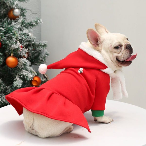 7c4634b5-a890-4b18-a69d-77033dabb9f3.jpg Festive Christmas Dog Hoodie Outfit, Playful Holiday Look