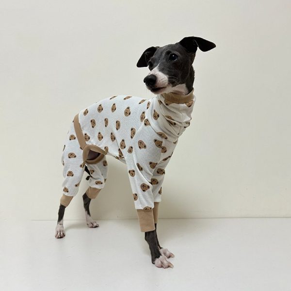 8ceb74fc-ba49-4c63-87f9-64e792ebcf2c.jpg Adorable Cotton Soft Italian Greyhound Onesie Pajamas
