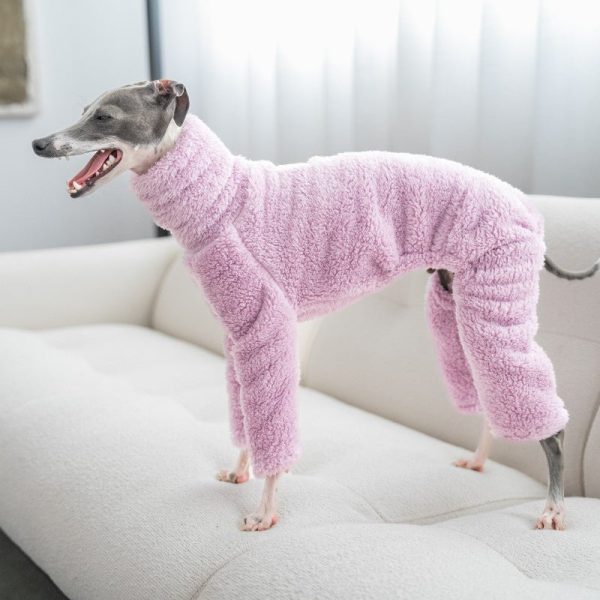 Double Fleece Italian Greyhound Onesies, Soft Layering