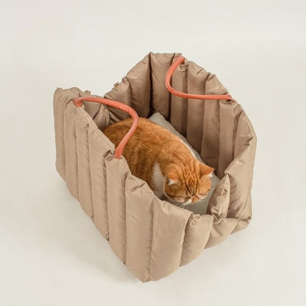 a69f8181-efea-4082-8eee-1ac8772cf421.jpg Durable Oxford Cloth Small Cat Carrier, Convenient Travel
