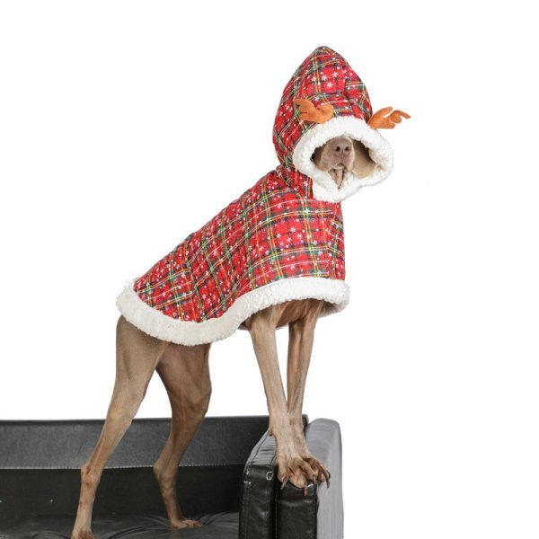 b1c28bcb-32b8-4d28-8fcc-8debc61504f8.jpg Festive Big Dog Christmas Hoodie Coat, Warm Holiday Wear