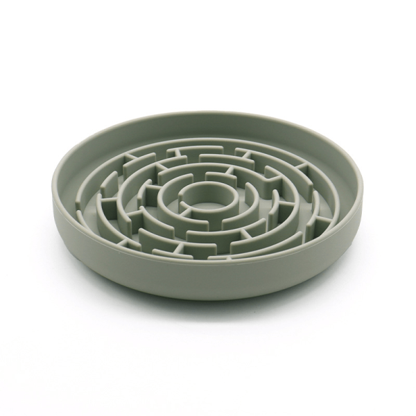 Durable Silicone Slow Feeder Dog Bowl, Healthy Mealtime