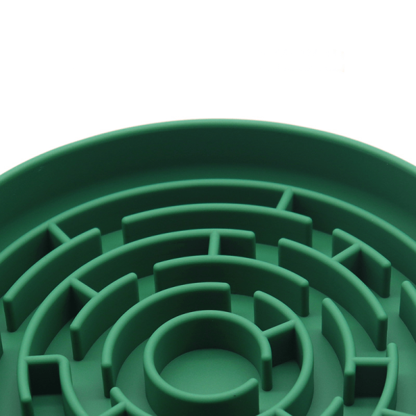 Durable Silicone Slow Feeder Dog Bowl, Healthy Mealtime