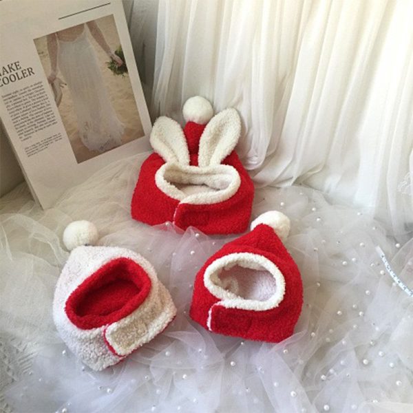 c18260c4-2ef4-4fe8-a467-65b314f33680.jpg Festive Christmas Dog Fleece Hat, Cozy Holiday Style