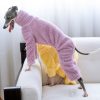 Double Fleece Italian Greyhound Onesies, Soft Layering