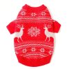 Festive Dog Christmas Sweater Knitwear, Warm Holiday Style
