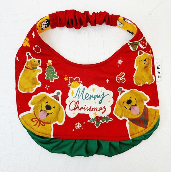 d8f5ad75-0a4d-46e0-bc6e-d2c6849ac8f1.jpg Festive Big Dog Christmas Collar Bib, Holiday Cheer