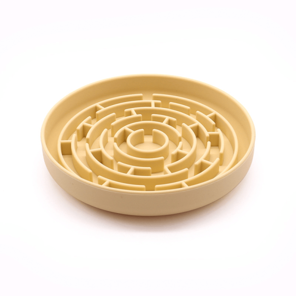 Durable Silicone Slow Feeder Dog Bowl, Healthy Mealtime
