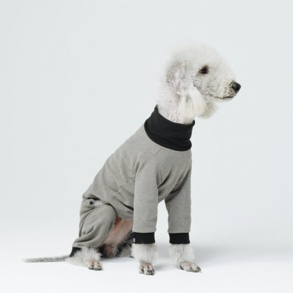 Cozy Warm Bedlington Dog Onesies, Snug Fit