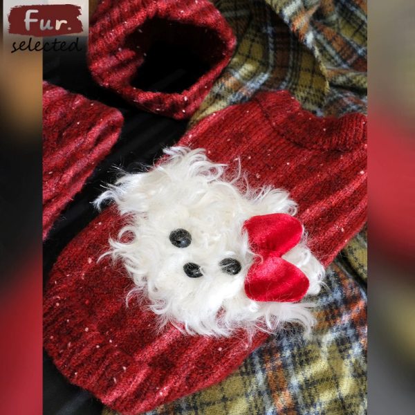 f2ddcb9a-d935-475e-85b4-ce19238853b1.jpg Cozy Dog Christmas Sweater Set, Festive Two-Piece